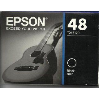 Epson T048120 48 Inkjet Cartridge  Black Electronics