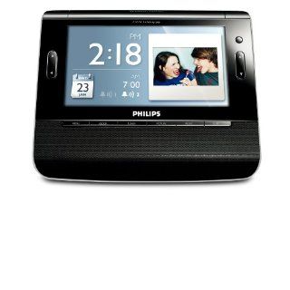 Philips USA AJL308 Clock Radio with 7 Inch TFT LCD Color Display and USB/SD  Card Slot (Old Version) Electronics