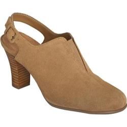 Women's Aerosoles Role Back Taupe Suede Aerosoles Heels