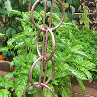 japanese rain chain om by garden beet