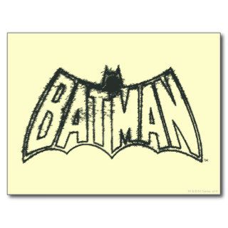 Batman Vintage Symbol Postcards