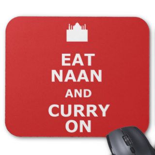 Funny curry mousemat