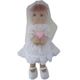 nightdress with personalised bride doll by lola smith designs