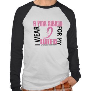 I Wear Pink For My Wife 46 Breast Cancer Shirt