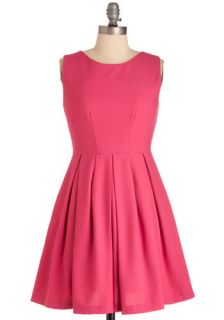 Cue the Compliments Dress in Pink  Mod Retro Vintage Dresses
