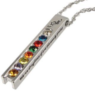 LDS Womens Steel YW Young Women Values Journey Necklace for Girls on a 18" 20" Adjustable Rope Chain   LDS Necklace, Womens LDS Necklace, Girls LDS Necklace, Young Women   Faith (White), Divine Nature (Blue), Individual Worth (Red), Knowledge (Gr