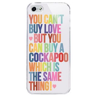 phone case, cockapoo love by the animal gallery