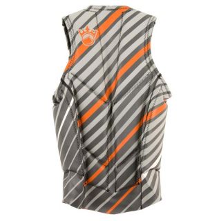 Liquid Force Cardigan Comp Wakeboard Vest Silver/Orange