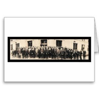 Unemployment Harding Photo 1921 Greeting Cards