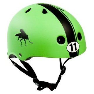 Abec 11 Stripe Green Medium Skateboard Helmet   CE/CPSC Certified  Skate And Skateboarding Helmets  Sports & Outdoors