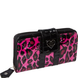 Loungefly Pink Leopard Skull Embossed Wallet