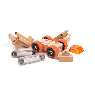 wooden puzzle construction vehicle by toys of essence