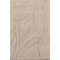 nuLOOM Handmade Neutrals and Textures Ivory Wool Rug (5' x 8') Nuloom 5x8   6x9 Rugs