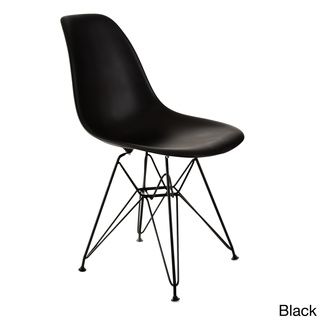 Banks Chair White Seat with Black Legs Chairs