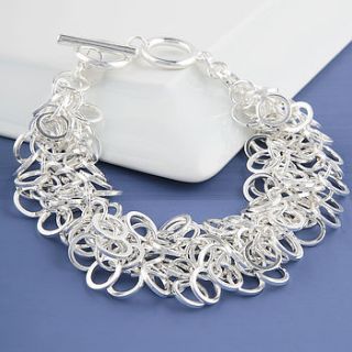 silver rings bracelet by baronessa