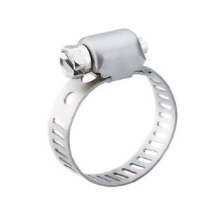 Breeze Miniature Stainless Steel Hose Clamp, Worm Drive, SAE Size 8, 1/2" to 29/32" Diameter Range, 5/16" Band Width (Pack of 10) Worm Gear Hose Clamps
