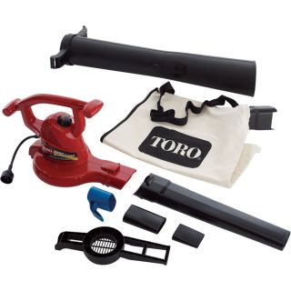 Toro Electric Ultra Blower/Vac — 12 Amp, 330 CFM, Model# 51609  Leaf Blowers