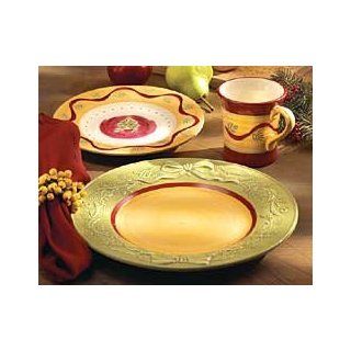 Pfaltzgraff Pistoulet Holiday 12 Piece Dinnerware Set, Service for 4 Kitchen & Dining