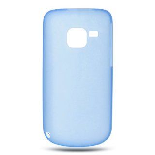 Nokia C3 Flexi Skin Case   Blue Tinted Cell Phones & Accessories