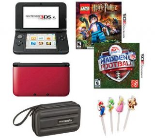 Nintendo 3DS XL with Madden NFL Football & LegoHarry Potter —