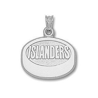 Sterling Silver New York Islanders Hockey Puck Charm Jewelry