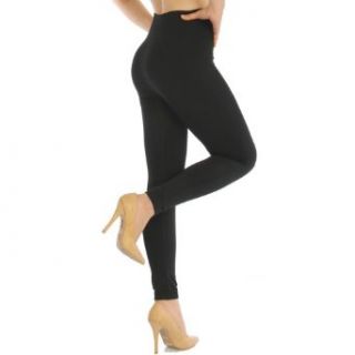 Fashion Chic pant Insulated fleece leggings Q size Black PCS1260