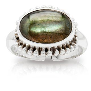 Sajen Sterling Silver Labradorite Ring, Size 8 Jewelry