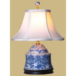 Porcelain Jar Table Lamp   Table Lamps Asian Blue  