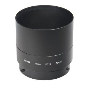 Bower ANP51072 72mm Adaptor Tube for Nikon Coolpix P510 (Black)  Camera Lens Accessories  Camera & Photo