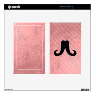 General Mustache Decal For Kindle Fire