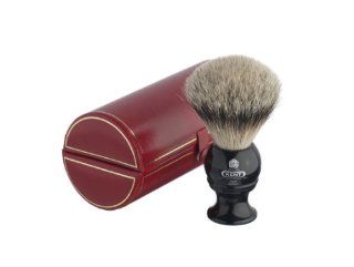 Traditional small/travel sized, pure silver tipped badger brush  Kent Silvertip Badger Shaving Brush  Beauty