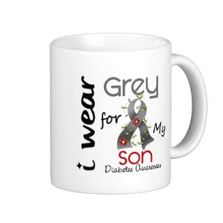 Diabetes I Wear Grey For My Son 43 Coffee Mug