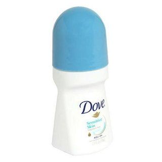 Dove Anti Perspirant Deodorant, Roll On, Sensitive Skin, Fragrance Free, 2.5 fl oz (74 ml) Health & Personal Care