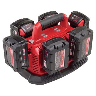 Milwaukee M18 Six Pack Sequential Charger — Model# 48-59-1806  Power Tool Batteries