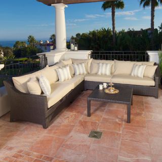 RST Outdoor Slate 6 Piece Deep Seating Group with Cushions