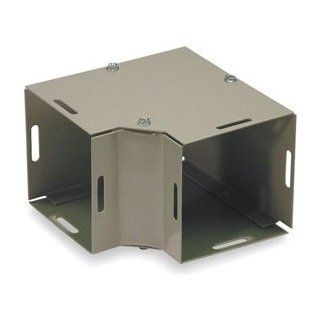 Wireway, Elbow, 90 Degree, 6x6 Sq In, Gray   Electrical Boxes  