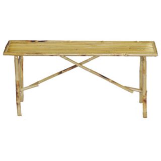 Long Bamboo Dining Table