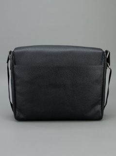 Ermenegildo Zegna Classic Leather Messenger Bag