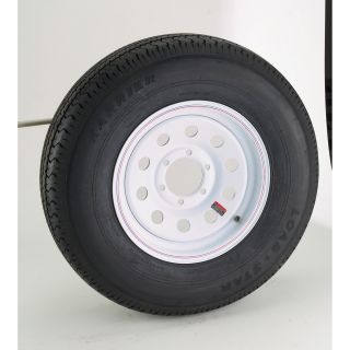 Martin Wheel Speed 8-Ply Radial Trailer Tire & Assembly — ST235/80R16, White Modular, Model# DM235R6D-6MI  15in. High Speed Trailer Tires   Wheels