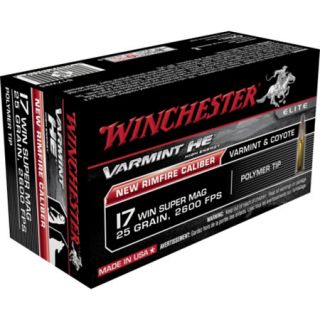 Winchester Varmint HE Ammo .17 WSM 25 gr. Polymer Tip 720757