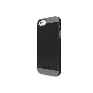 iLuv iCA7H335BLK Flight Fit Case for iPhone 5   Retail Packaging   Black/Grey Cell Phones & Accessories