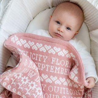 personalised mary mary baby blanket by dora mouse