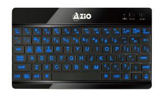 Azio Large Print Backlit Bluetooth Keyboard for iPad/Android Tablets (KB335) Computers & Accessories