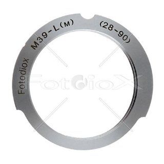 Fotodiox 10M39LM2890 Lens Mount Adapter, M39 (39MM x1 Thread, Leica Screw Mount) Lens to Leica M Adapter with 28MM/90MM Frame Line  Camera Lens Adapters  Camera & Photo