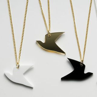 dove necklace by jules and clem