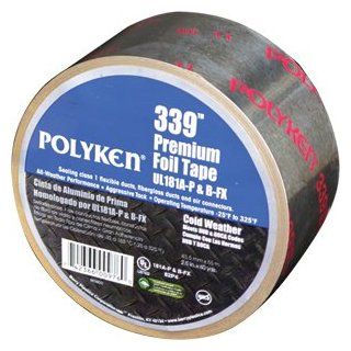 Polyken 339 Series 2.5" x 60yd UL Listed Premium Aluminum Foil Tape (UL181A P & B FX Listed)