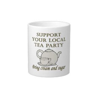Funny Political Tea Party Supporter Bring Cream Extra Large Mug