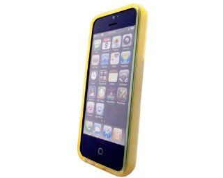 BONAMART TM Light Yellow Matte TPU Bumper Silicone Gel Case Cover Skin For Apple iPhone 5 5G 5GS Cell Phones & Accessories