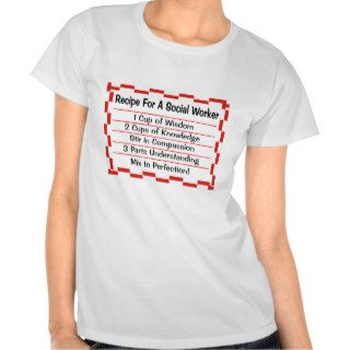 Recipe for a Social Worker Tees