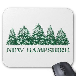 NH Winter Evergreens Mouse Pad